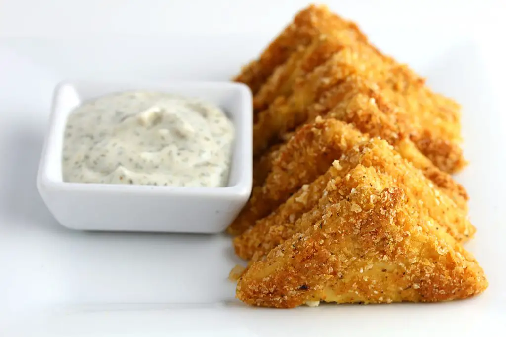 my favourite tofu strips w/ maple dill sauce The Vegan Harvest