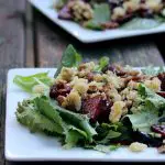 vegan roasted beet salad
