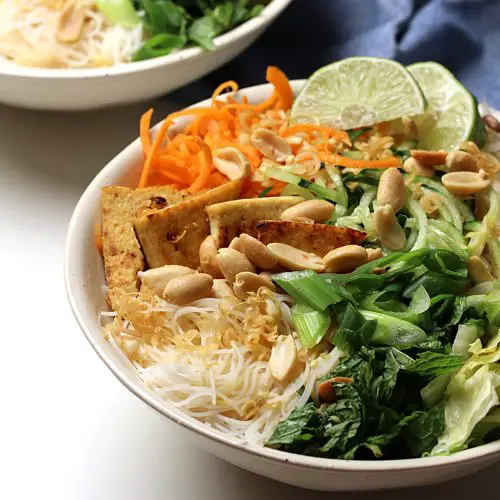 Vegan Gluten-Free Vietnamese Noodle Bowls - The Vegan Harvest