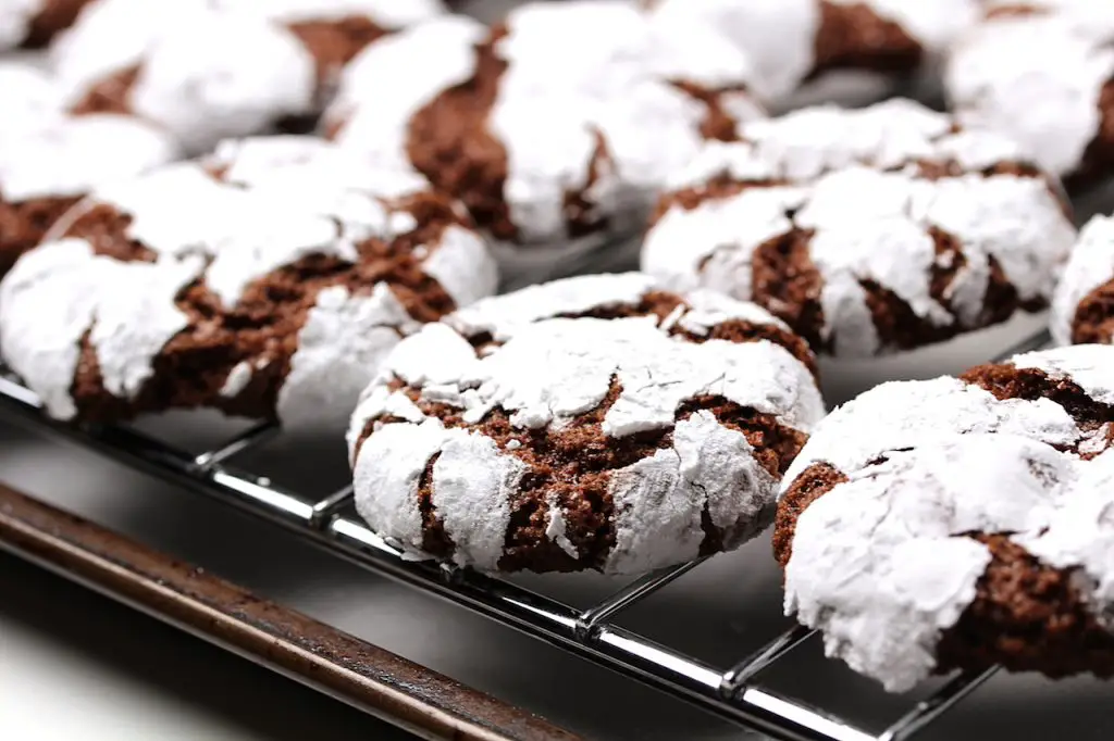 chocolate crinkle cookies vegan gluten-free
