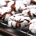 chocolate crinkle cookies vegan gluten-free