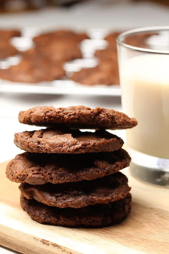double chocolate cookies vegan gluten-free