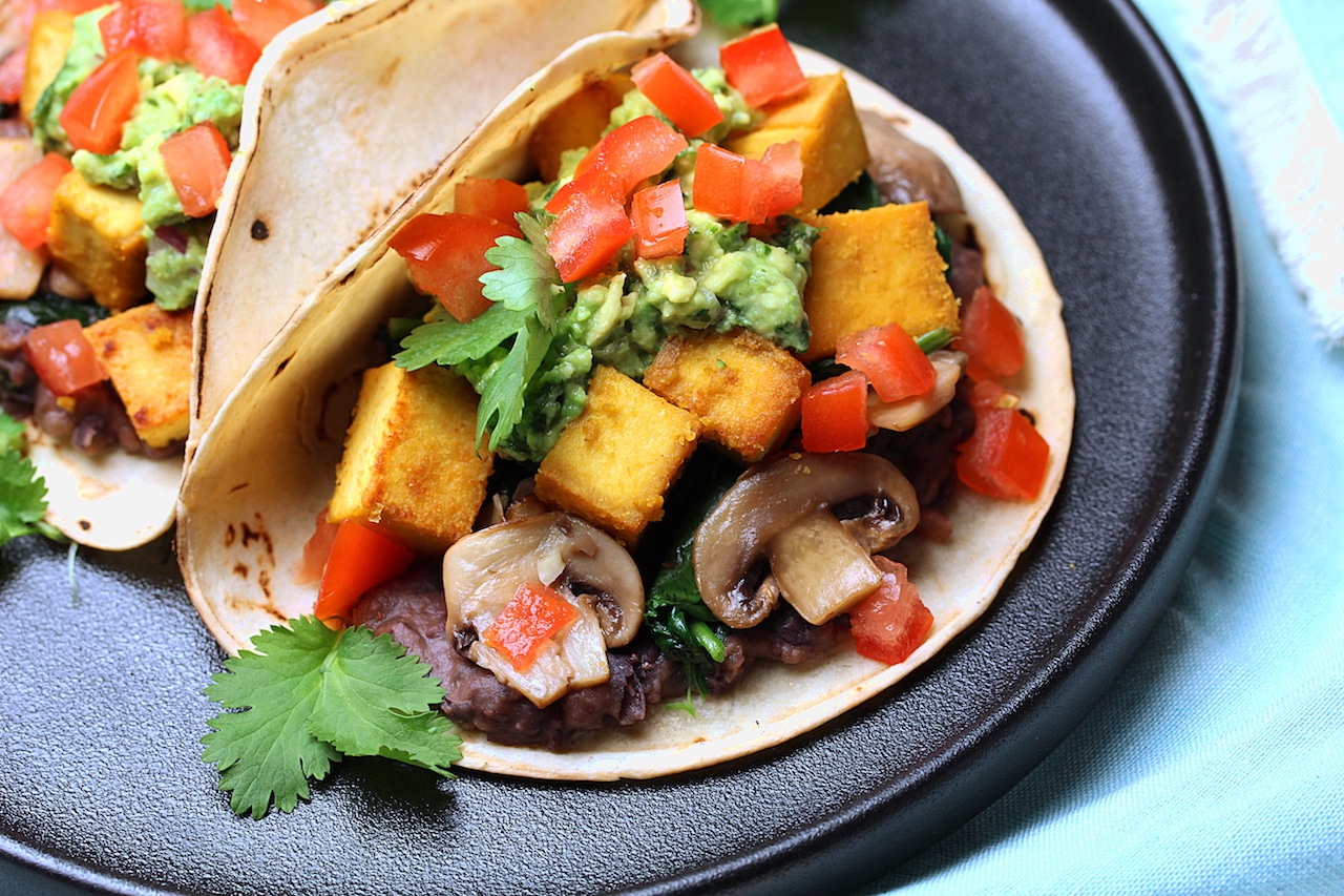 Vegan Tofu Breakfast Tacos - The Vegan Harvest