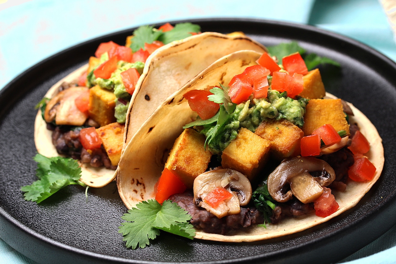 Vegan Tofu Breakfast Tacos - The Vegan Harvest