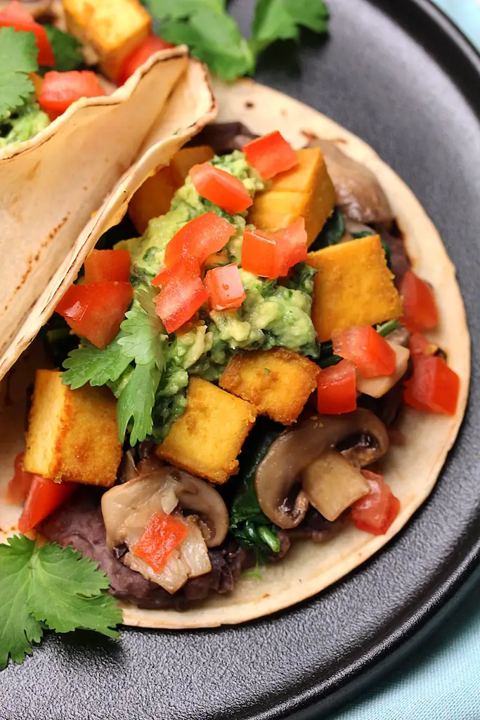 Vegan Tofu Breakfast Tacos - The Vegan Harvest