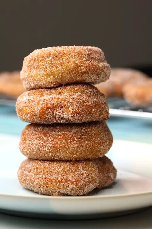 stack of specula as doughnuts vegan