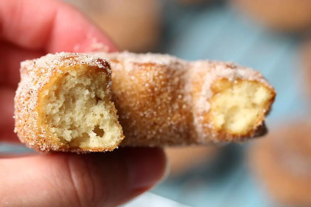 inside of a vegan gluten-free donut