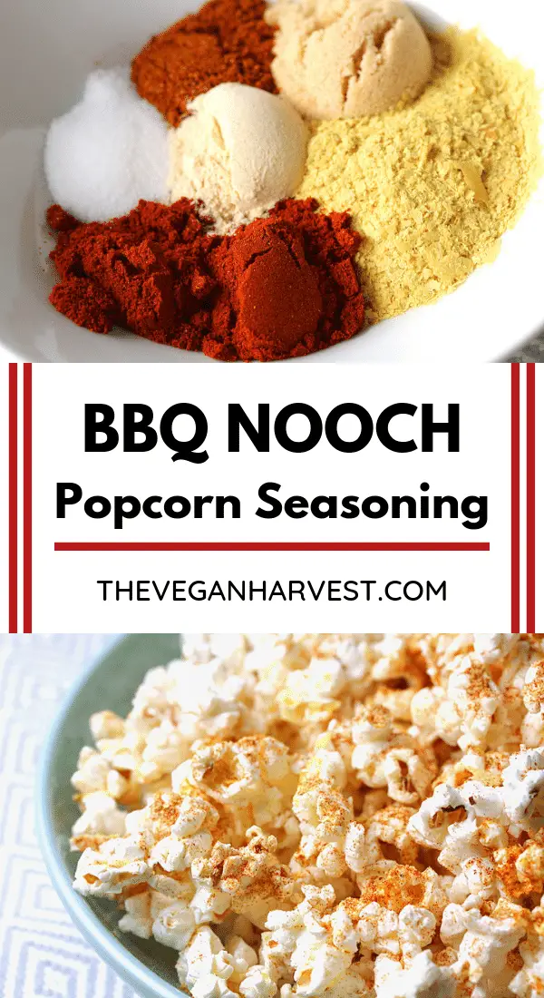 BBQ Nooch Popcorn Seasoning The Vegan Harvest