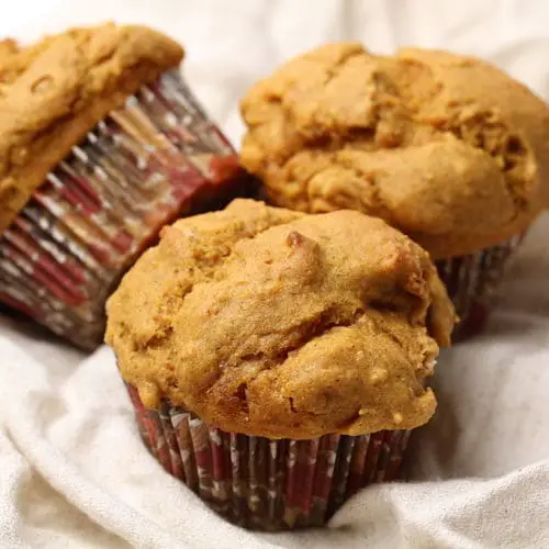 Image of gluten-free vegan pumpkin spice muffins