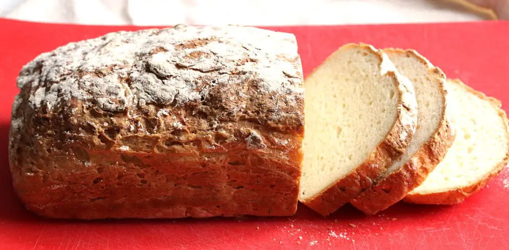 loaf of gluten-free vegan bread